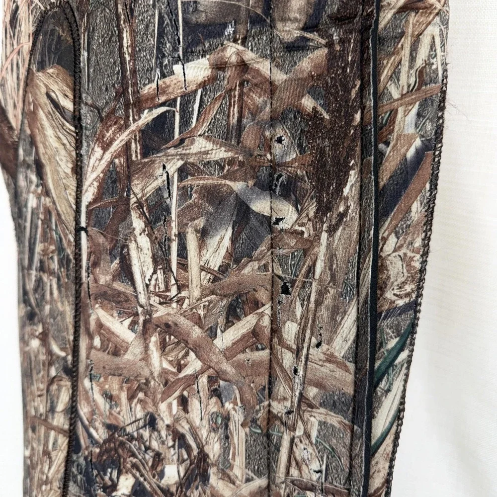 Cabela's Dog Hunting Vest Neoprene Brown Camo Mossy Oak Pet Jacket Warm